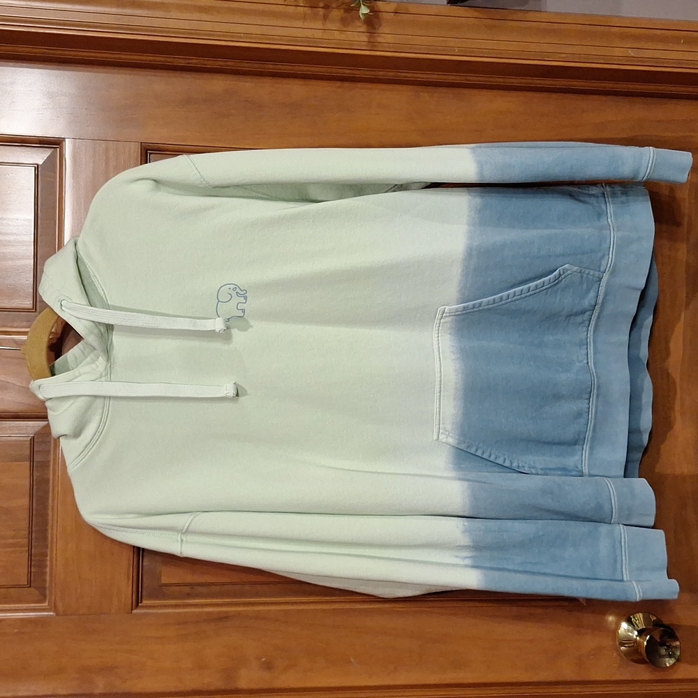 Ivory Ella Ombre Hoodie L